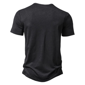 Henley | Herren-Polo - Henley-Kragen atmungsaktives Herren-T-Shirt-Becker Boutique