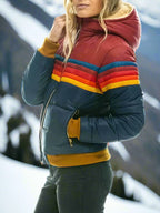 Hesterr | Wintersport Plüschmantel für Frauen-Becker Boutique