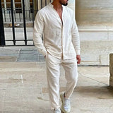 Daan | Men's Summer Suit - Linen Look