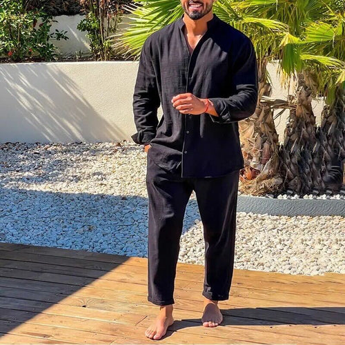 Daan | Men's Summer Suit - Linen Look