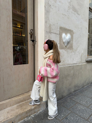 Pluun | Gemütlicher gestreifter Pullover-Becker Boutique
