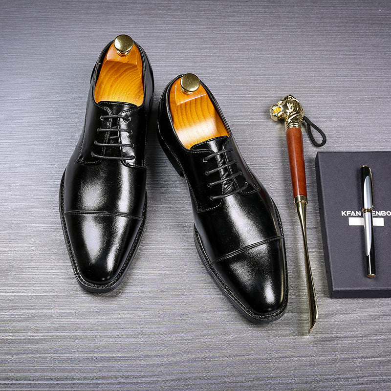 Herren Anzugschuhe | Klassische Flügelspitze Zehe
