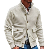 Fort | Klassisk herrevest med knaplukning og lommer-Fløde-Fort | Gilet Classique pour Hommes avec Fermeture à Boutons et Poches - €39-Bentzen Butik