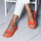 Jalene | Super Bequeme Sommer Sandalen-Orange-35-Becker Boutique