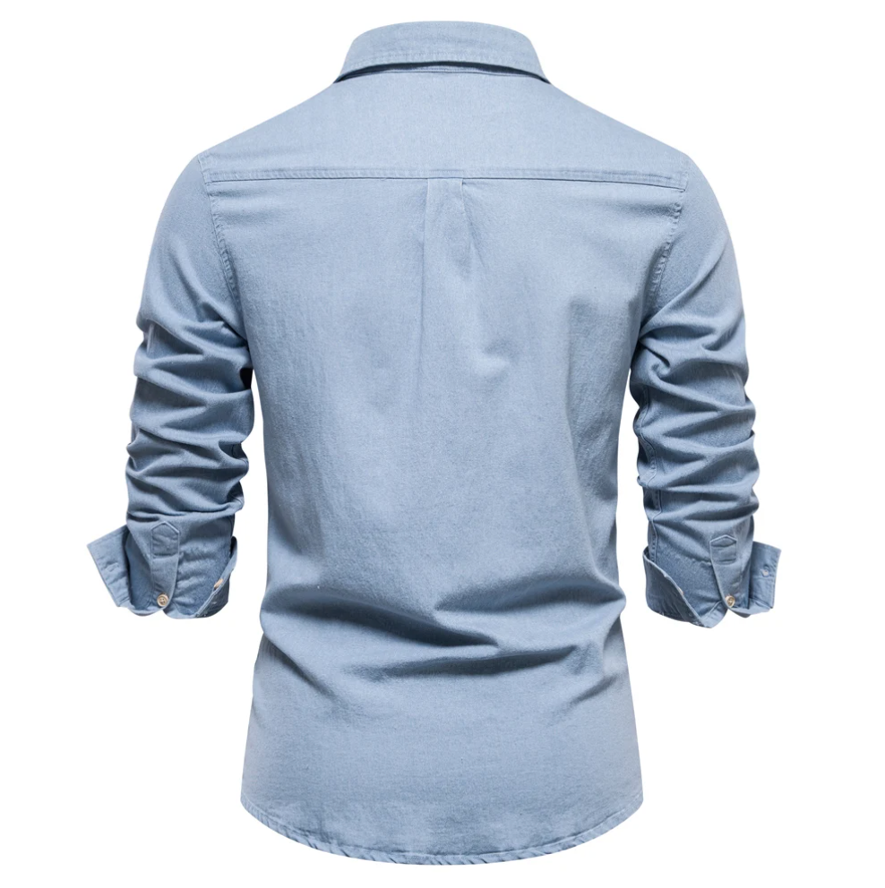 Jasper | Denim Hemd für Männer-Becker Boutique