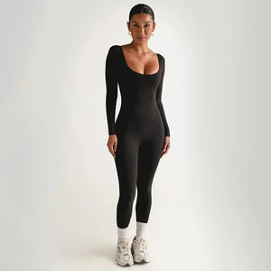 JumpSuit | Ganzkörper-Shapewear-Schwarz-S-Becker Boutique