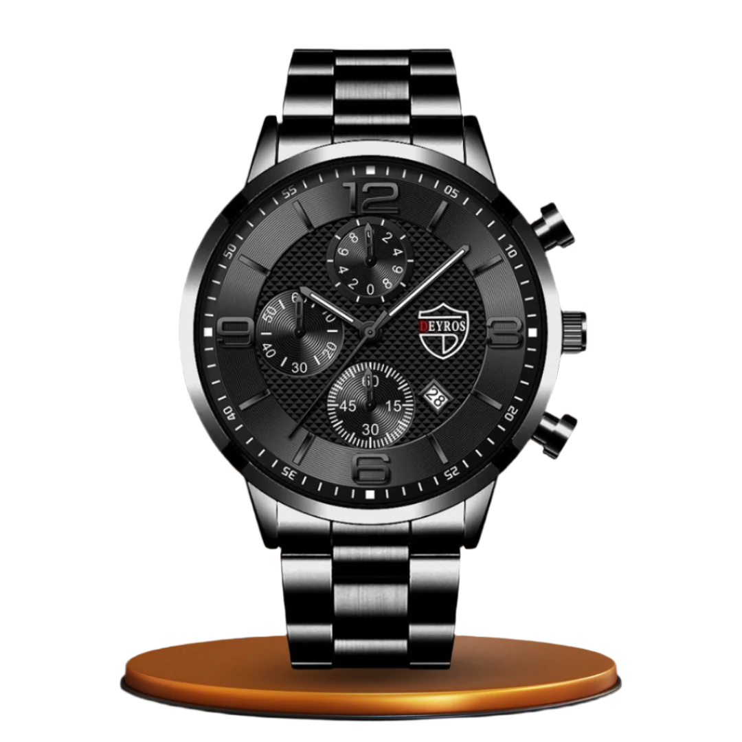 Herrenuhr aus Edelstahl mit Quarzwerk | Business