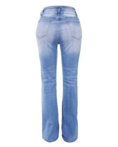 Kerryl | Bootcut-Jeans mit hoher Taille-Becker Boutique