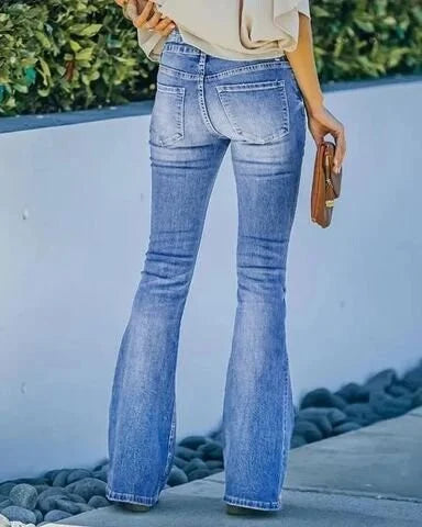Kerryl | Bootcut-Jeans mit hoher Taille-Becker Boutique