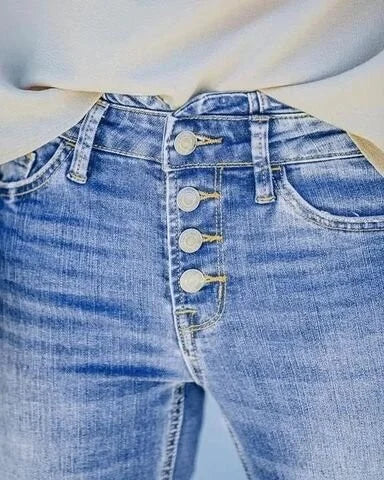 Kerryl | Bootcut-Jeans mit hoher Taille-Becker Boutique