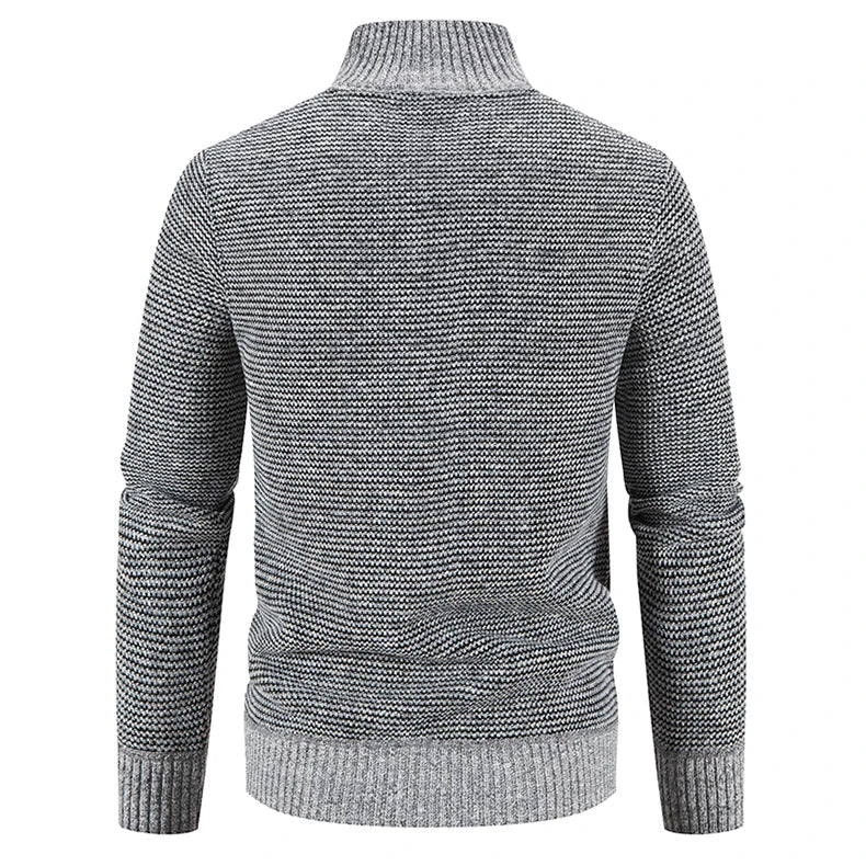 Kurt | Gestrickte Fleece Jacke-Becker Boutique