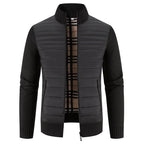 Kurt | Gestrickte Fleece Jacke-Schwarz-M-Becker Boutique