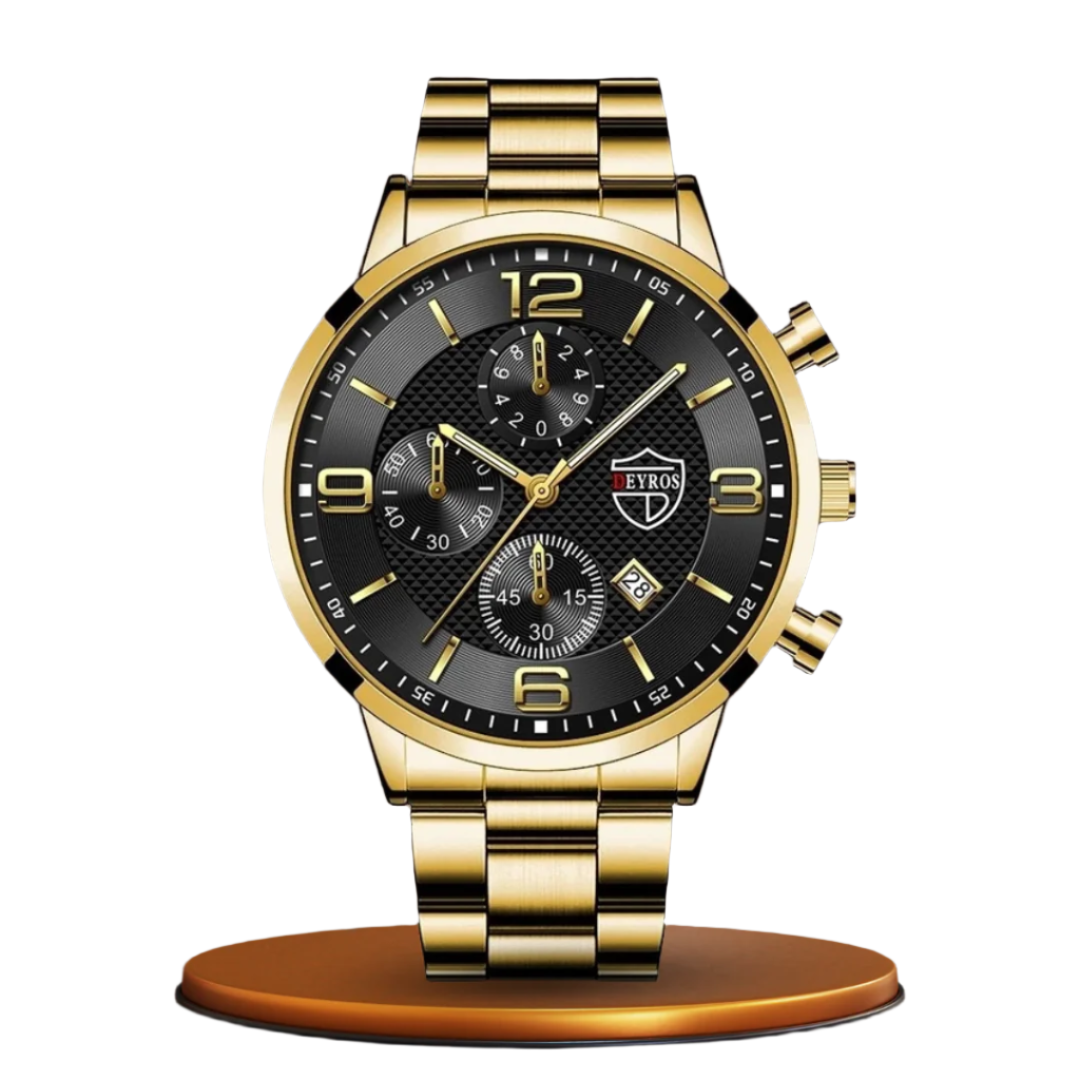 Herrenuhr aus Edelstahl mit Quarzwerk | Business