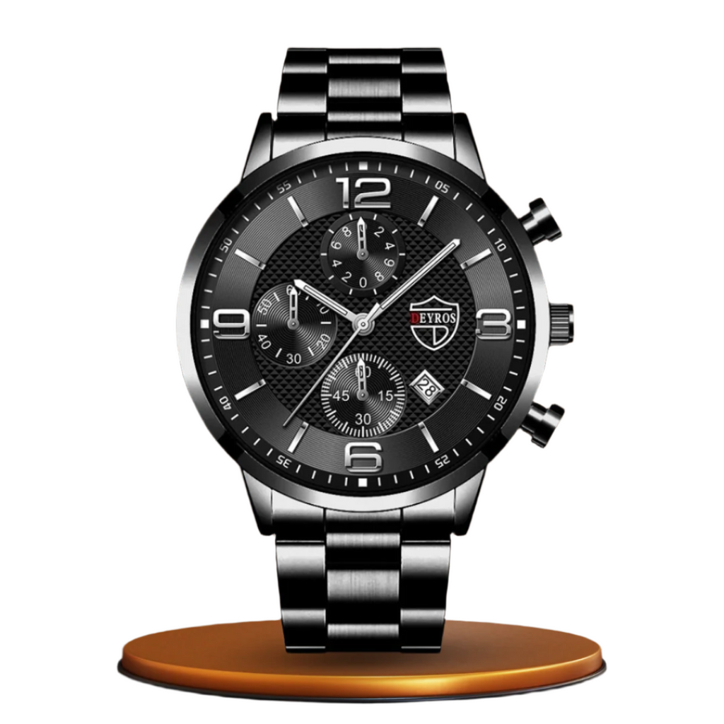 Herrenuhr aus Edelstahl mit Quarzwerk | Business