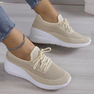 Lena | Orthopädische Ergonomische Sneakers-Beige-35-Becker Boutique