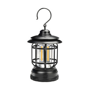 Leuchtturm | Wiederaufladbare LED-Lampe-Schwarz-17.8 x 9.8 x 6.5 cm-Becker Boutique