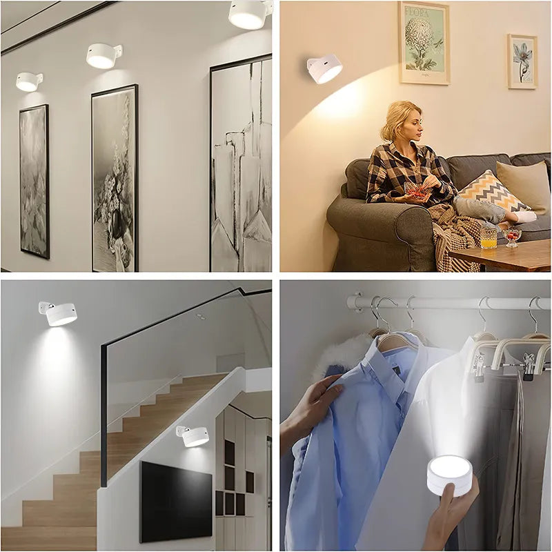 LumiLight | Kabellose, wiederaufladbare 360°-Wandleuchte-Becker Boutique