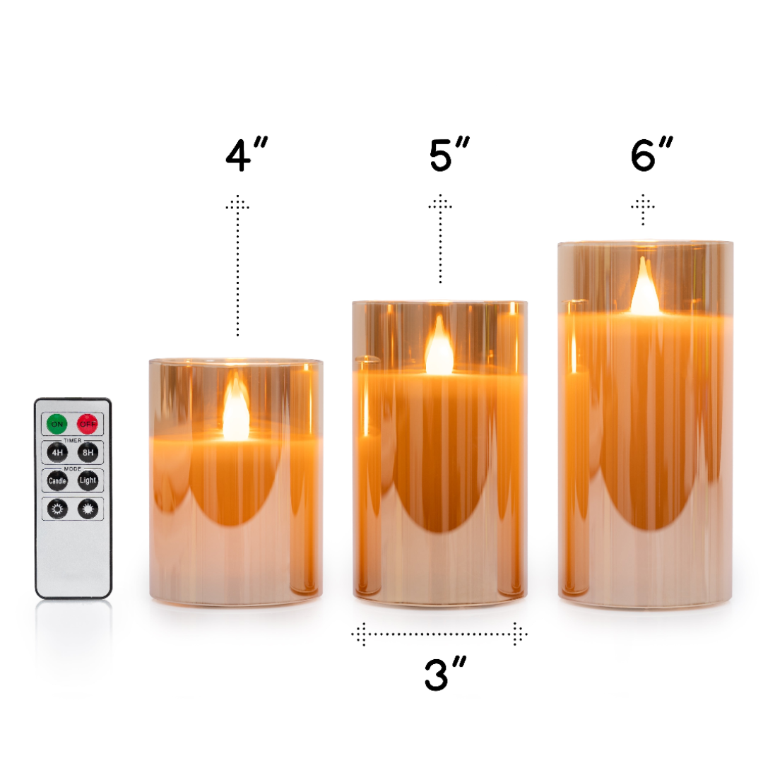Lumina | Dimmbare LED-Kerzen-Becker Boutique