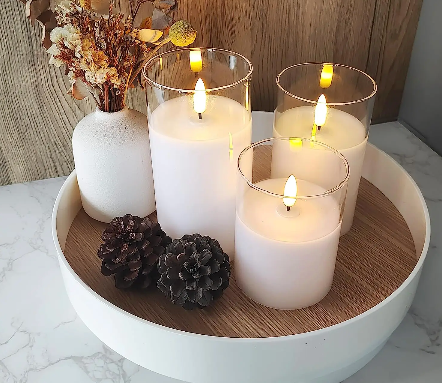 Lumina | Dimmbare LED-Kerzen-Weiß-Becker Boutique