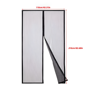 Luxuriöser Fliegenvorhang | Magnetisches Anti-Insektengitter-110x210cm-Becker Boutique