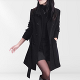 Madeleine | Fashionable coat with belt - Autumn/Winter