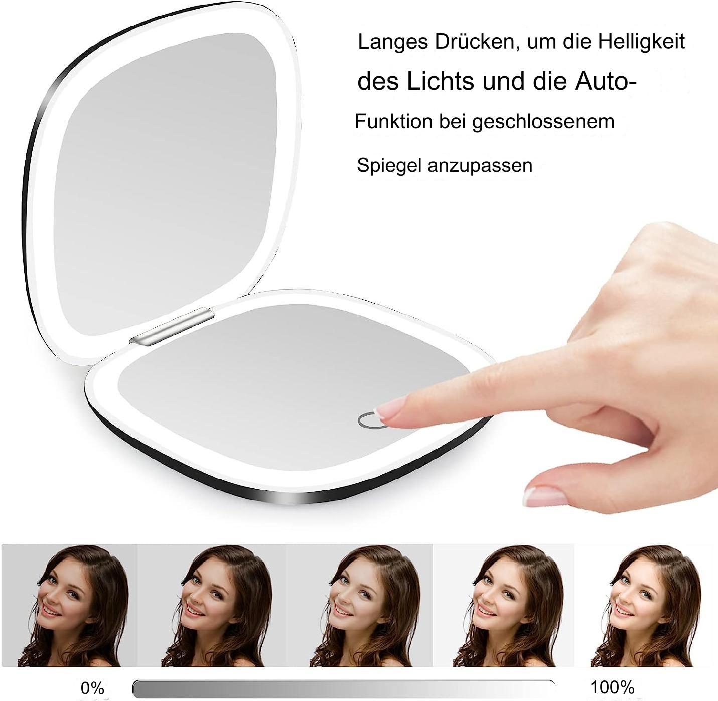 MagicMirror | Tragbarer LED-Schminkspiegel-Becker Boutique
