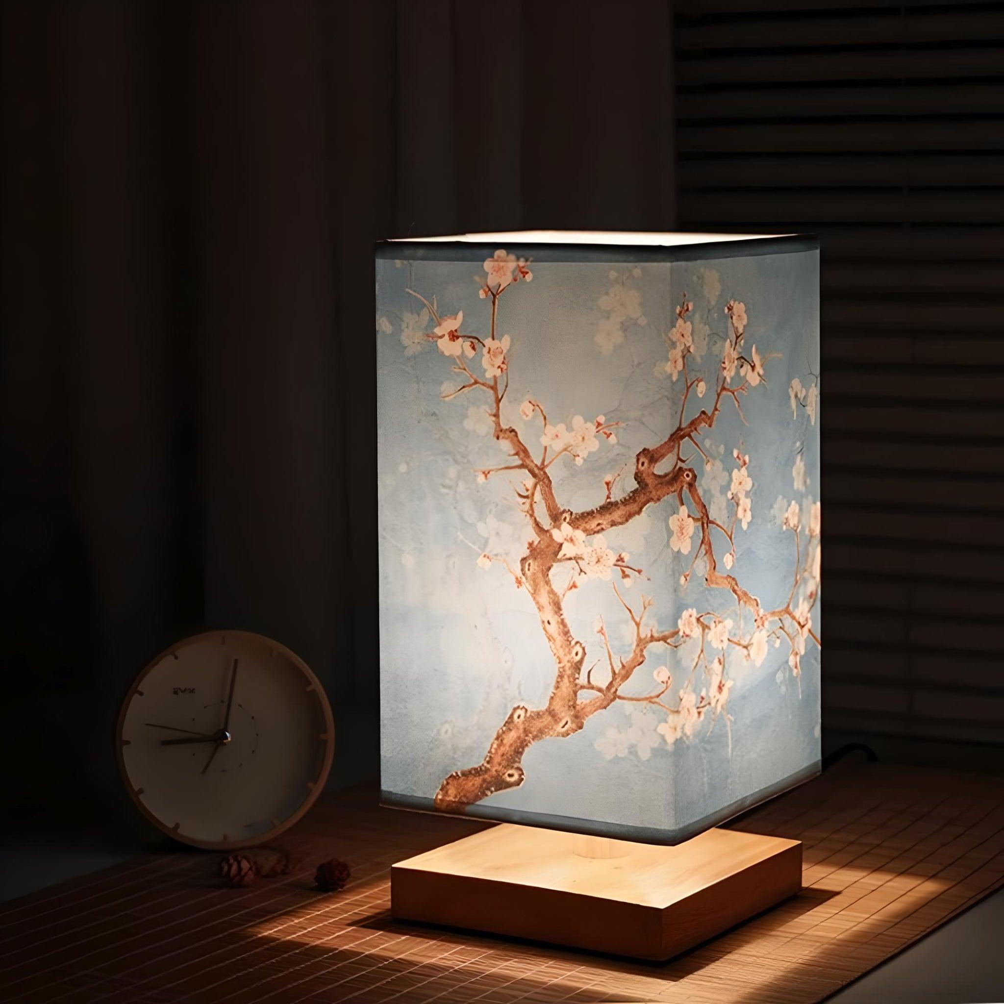 Osaka Lamp | Dimmbare Square Tischlampe Japanischer Stil