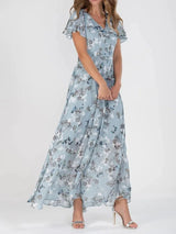 Malou | Buntes Sommerkleid-Blau-S-Becker Boutique