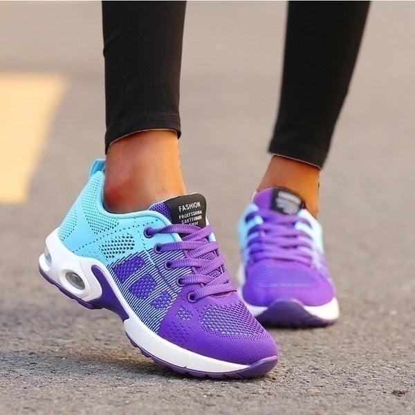 Mandy | Ergonomische und stützende Sneakers-Aqua Lila-36-Becker Boutique