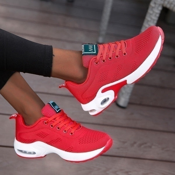 Mandy | Ergonomische und stützende Sneakers-rot-36-Becker Boutique