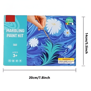 Marble Paint Set | Farbige Kinderkunstwerke auf Wasserbasis-Becker Boutique