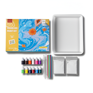 Marble Paint Set | Farbige Kinderkunstwerke auf Wasserbasis-Satz mit 12 Farben-Becker Boutique