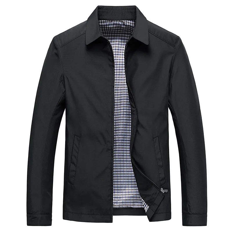 Marlon | Smart casual Herrenjacke-Schwarz-XS-Becker Boutique