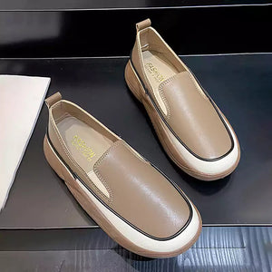 Mary | Ledermokassins mit dicken Sohlen-Becker Boutique