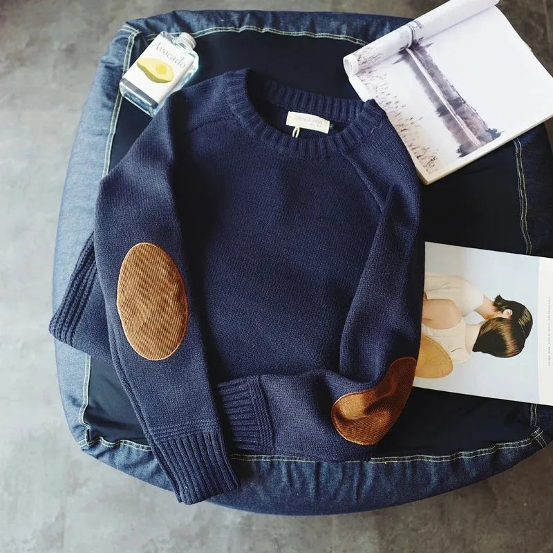 Maurits | Warmer Pullover-Dunkelblau-XS-Becker Boutique