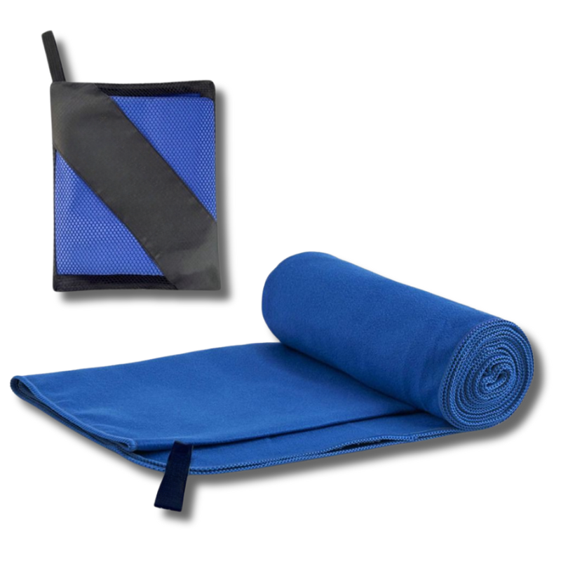 MicroTowel | Ultra saugfähig Schnell trocknendes Sports Mikrofaser Handtuch-Königsblau-40x80cm - 1 Stück (mit Tasche)-Becker Boutique