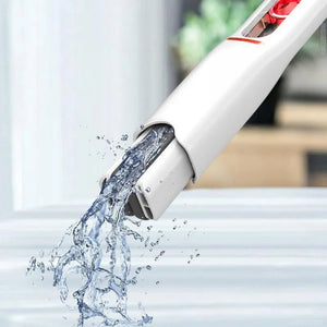 Mini Mop | Kompakter Mini-Reinigungsmopp für die perfekte Reinigung-Weiß-Mop + 2 Schwämme-Becker Boutique