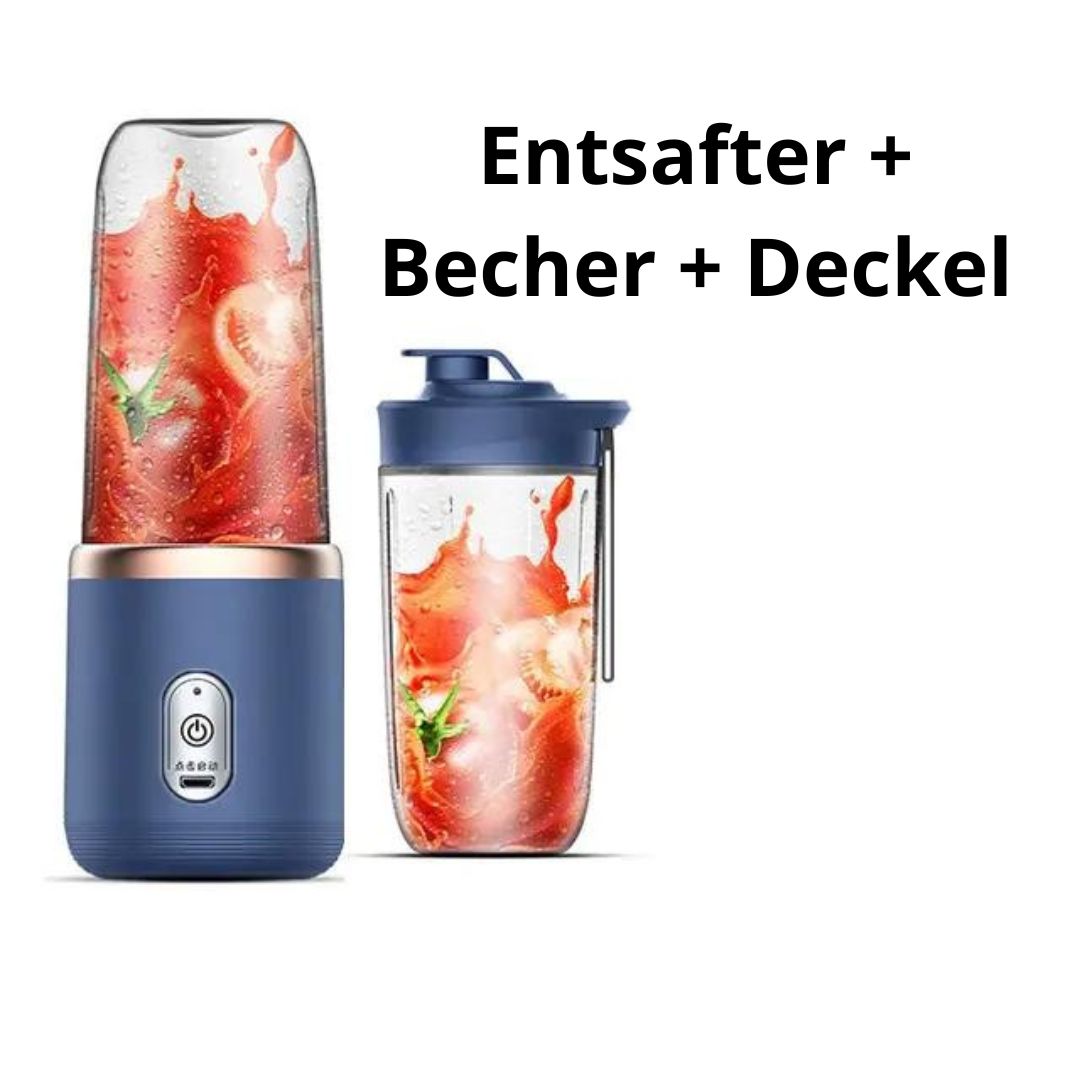 MixMobil | Tragbarer elektrischer Saft- und Smoothie-Mixer-Blau-Becker Boutique