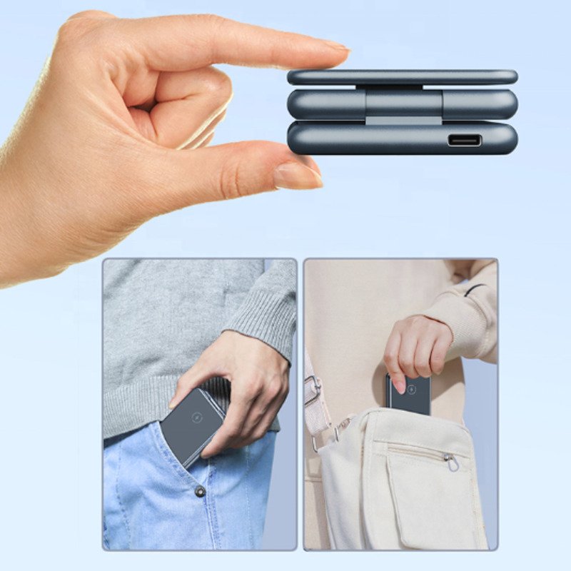 MultiMag Ultra I 3-in-1 Kabelloses Ladegerät für iPhone und Android-Grau-Becker Boutique