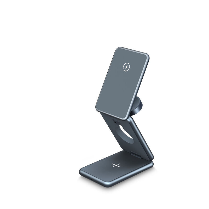 MultiMag Ultra I 3-in-1 Kabelloses Ladegerät für iPhone und Android-Grau-Becker Boutique