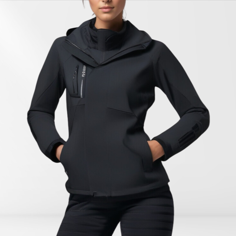 Outdoor-3-in-1-Wetterschutzjacke Damen