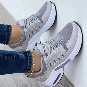 Nancy | Orthopädische Komfort Sneaker-Grau-35-Becker Boutique