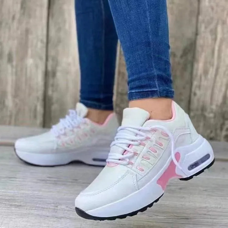 Nancy | Orthopädische Komfort Sneaker-Weiß-35-Becker Boutique