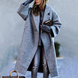 Women's Long Trench Coat | Winter | Warm