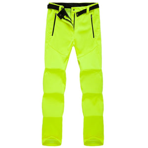 Nika | Wasserdichte Outdoor-Wanderhose für Frauen-Neongelb-S-Becker Boutique