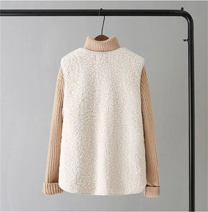 Noma | Women's Sleeveless Vest mit dickem Fleece-Futter - Faux Lamb Wool-Becker Boutique