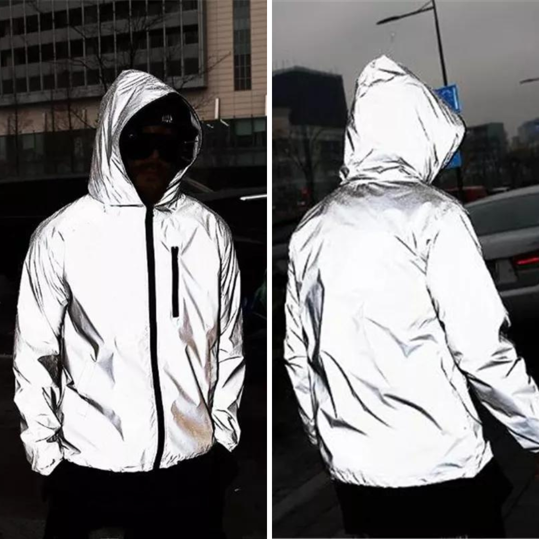 Reflektorheld Jacke Voll Reflektierend Reflektierende Windjacke