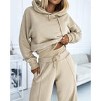 Damen Jogginganzug | Lounge-Set Baggy Mit Kapuze