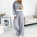 Women's Jogging Suit | Baggy Lounge Set with Hood