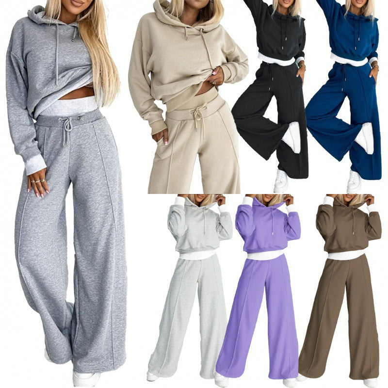 Damen Jogginganzug | Lounge-Set Baggy Mit Kapuze